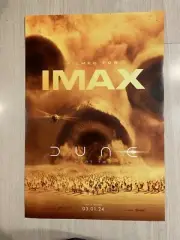 ‘24 DUNE PART TWO EARLY ACCESS AMC IMAX PREMIERE MOVIE POSTER 17x11.5 NOT FOLDED
