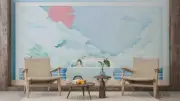 3D Sky Cloud Sun Wallpaper Wall Murals Removable Wallpaper 86