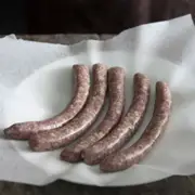 Organic Feather and Bone Beef Sausages Pastured - Plain (Fresh/Frozen) 500g - Fresh, healthy organic delivery | Doorstep Organics