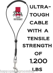 TOP PERFORMANCE Dog PRO CABLE Grooming Table Arm Bath LOOP RESTRAINT NOOSE 15"