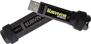 Corsair 128GB Survivor Stealth USB3.0 Flash Drive Aluminium Military Style Design Rugged Waterproof to 200m Vibration & Sock Resistant Windows Mac