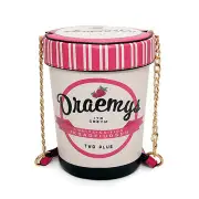 Women Strawberry Ice Cream Bucket Chain Shoulder Crossbody Bag