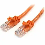 StarTech 1m Cat5e Snagless RJ45 UTP Patch Cable (M/M), Orange - 45PAT1MOR