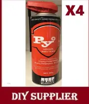 4 x 300g RUDDUCK PY SPRAY-Flies,Cockroaches,Moths,Ants,Silverfish,Fleas,Spiders