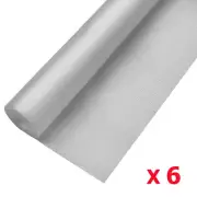 Clevr Premium 18 in. x 15 ft. Non-Adhesive Shelf Liner, Clear (6 Rolls)