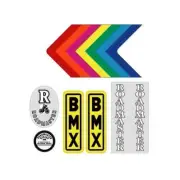 Roadmaster - RAINBOW Invader - decal set - Old School BMX