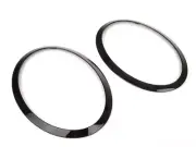 NEW MINI F55 F56 F57 JCW BLACK HEADLIGHT TRIMS SURROUNDS 51137449209/10