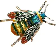 [COLLBATH] Chic Little Bee Pin Creative Design Breastpin Alloy for Sweater and Clothing Unique Decorative Accessory