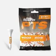 Pride Professional Tee System 1-1/2 Inch Golf Mini Tee, White, 90 Count