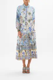 TIERED LONG SHIRT DRESS AL MANIAL PALACE MEMOIRS