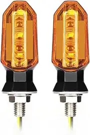 Motorcycle Indicators Turning For Suzuki 8mm 12V Motorcycle Led Turn Signal Indicator Light Turning Amber Flasher Arrow Led Lamp Bulb Running