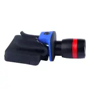 COB T6 LED Clip-On Head Torch Zoomable Cap Hat Light Headlamp Fishing Camping B