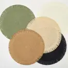Japan Style Fringe Paper Table Mats Dining Table Decorations