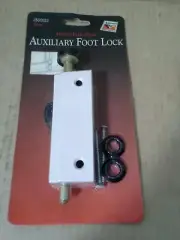 Andersen Auxiliary Security Lock Foot Latch White 2500633 . New sealed