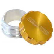 Aeroflow 1" Billet Aluminium Weld-On Filler with Gold Cap, AF460-16G