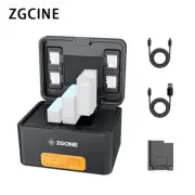 ZGCINE PS-G10 3-Slots Charger Box Case For Gopro Hero 7 8 9 10 Camera 10400mAh