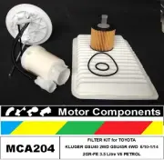FILTER KIT for TOYOTA KLUGER GSU40R GSU45R Petrol V6 3.5L 2GR-FE 6/10-2/14