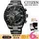 【CITIZEN 星辰】ATTESA限量GPS衛星對時電波鈦金屬三眼腕錶43.5mm(CC3085-51E)