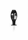 ElectroShock - E-Stim Hollow Butt Plug Black (ELC014BLK)