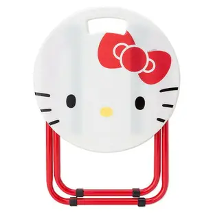 Hello Kitty 折疊椅-臉，兒童沙發椅/收納椅/造型椅/折疊椅/凳子/矮凳/板凳/椅子，X射線【C023228】