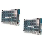 Makita 191X80-2 Clear Lid Makpac with Inserts (2-Pack)