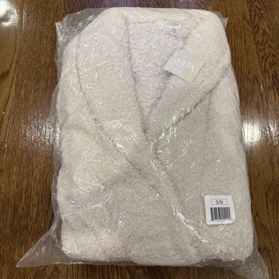 NWT Sealed Ulta Beauty Plush Light Pale Pink Robe Size S/M Small Medium