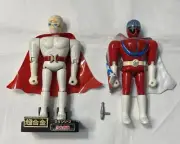 Vintage Midnight Mask Kagester Denko POPY CHOGOKIN DieCast Figure Lot Japan 1980