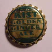 Vintage Kist "Golden Ginger Ale"..cork..unused..Soda Bottle Cap
