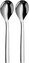 WMF Nuova Cromargan Cereal Spoons Set of 2 Rustproof 18/10 Polished Dishwasher Safe Length 16.5 cm, Stainless Steel, 20 x 4 x 2 cm