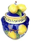 Blue Sky Ceramic Lemon Cookie Jar
