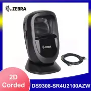 Zebra DS9308-SR4U2100AZW 2D Desktop Hands-free Barcode Scanner with USB Cable