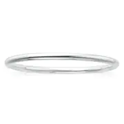 Sterling Silver 60X4mm Polished Golf Bangle