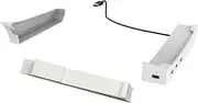 Horizontal Stand with 3 USB 2.0 Ports & 1 Fast Charging Port Base Bracket Holder Compatible for PS5 Slim Console