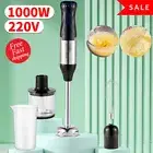 1000W Stainless steel Portable Stick Hand Blender Mixer Food Processor Beater AU