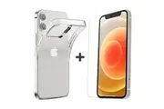 Apple iPhone 12 PRO Clear Case Cover and Anti-scratch Front Screen Protector