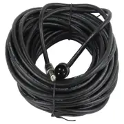 50ft XLR 3-Pin Audio Male Cable To 6.35mm 1/4" Stereo Plug Shielded Mic Cable