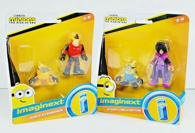 Imaginext Minions The Rise of GRU Figure Stuart & Belle Bottom, Bob & Svengence
