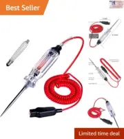 Automotive Circuit Tester - Premium Test Light - Extended Leads - Piercing Probe