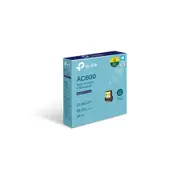 TP-Link Archer T2U Nano AC600 Wi-Fi USB Adapter,433Mbps at 5GHz + 200Mbps at 2.4GHz, USB 2.0