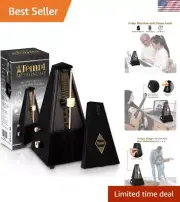Elegant Mechanical Metronome for Piano/Guitar/Violin - Classic Design & Durable