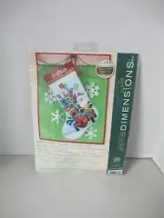DIMENSIONS Counted Cross Stitch Kit "Santa's Sidecar Stocking" #70-08867 NEW
