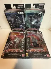 set of 4: 2024Japan Bandai Namco Movie Monster Godzilla 1991,2002,2004,2023