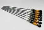 26in Skewers with wooden handle 660x3x12 mm. Set-6 pcs. Kebab BBQ Grill Mangal