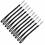 10PCS Black Hand Wrist Lanyard Strap For Camera & Supply New H2Z1 U-Disk US