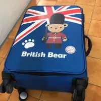 在飛比找蝦皮購物優惠-大眾銀行-英國熊行李箱 24吋軟殼行李箱