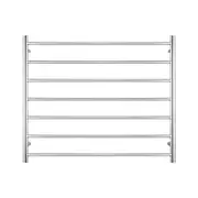 Radiant Polished 900 x 750mm Round Heated Towel Rail (Right Wiring) RTR08RIGHT