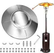 Propane Outdoor Heaters Replacement Part, Aluminum Replacement Parts Accessories, Patio Heater Reflector Shield for Round Propane Heater Yyss