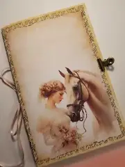Junk Journal Booklet "JANE AUSTEN", Romance Author Ephemera FULL SIZE 9X6 40pgs