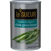 Le Sueur Premium Select Whole Green Beans 14.5 Ounce Pack of 12