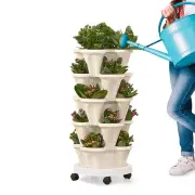 NOVEDEN 5 Tier Stacking Planter Vertical Garden (45cm)